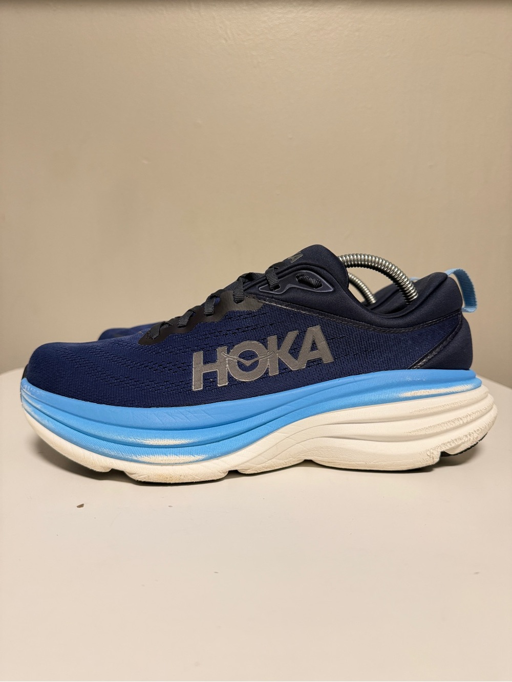 Hoka Bondi 8 Running Outer Space 1123202 OSAA Sneaker Men’s US 10 D UK 9.5